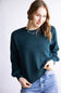Crewneck Sweater for Women in Dark Green