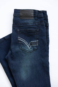 Cultura Boys Saddle Slim Fit Stretch Jeans