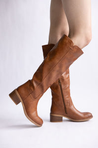 Diba True Wings Up Tall Boots for Women in Cognac