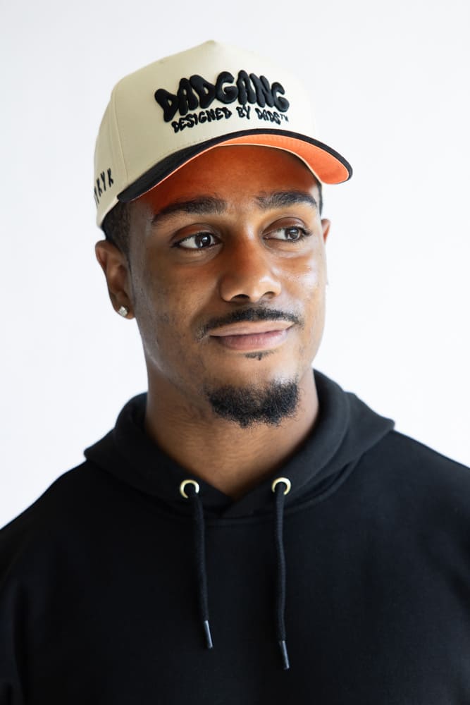 Dad Gang Time Flies Hat for Men in Cream