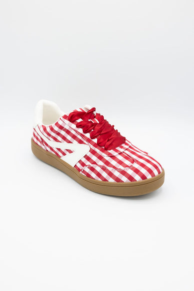 Dolce Vita Voyage Sneakers for Women in Red Gingham | VOYAGE-REDGINGHAM