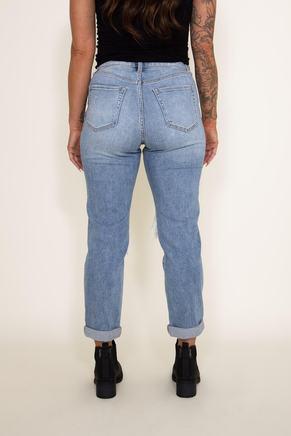 Eunina Rocky High Rise Boyfriend Jeans for Women Eunina Rocky High Rise Boyfriend Jeans for Women