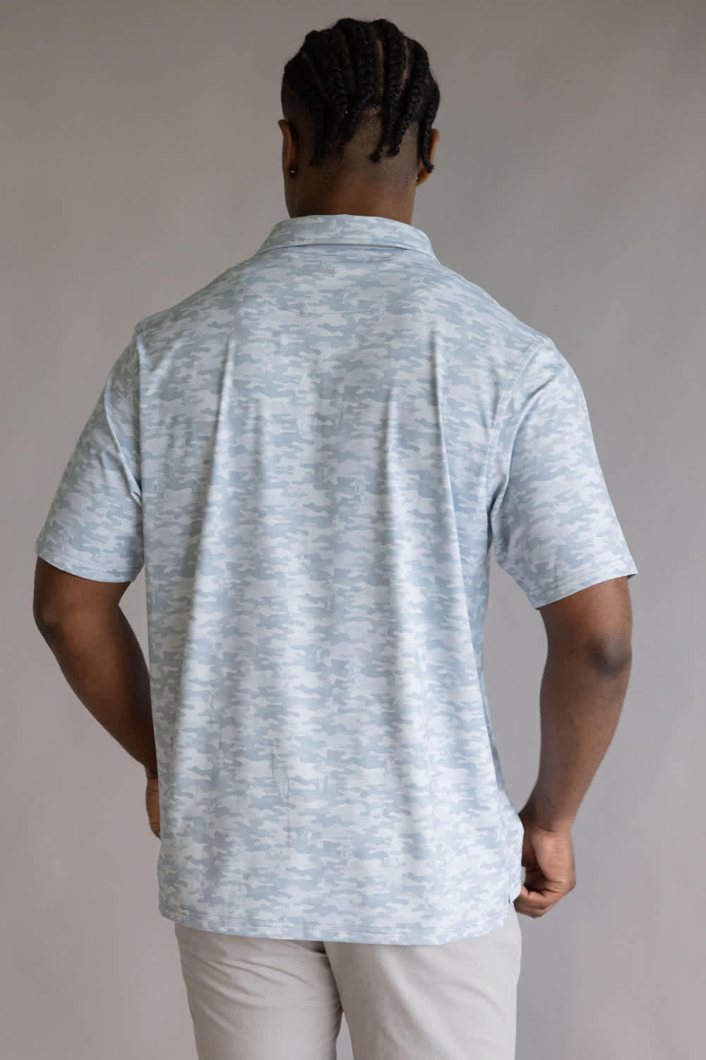1897 Legends Camo Polo for Men in Grey