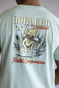 Burlebo Field Companion T-Shirt for Men in Sage