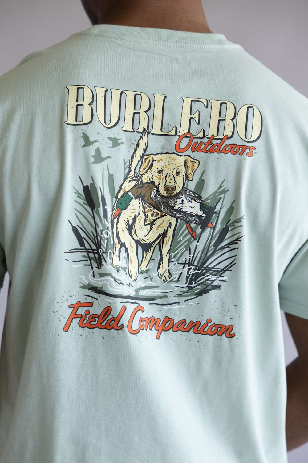 Burlebo Field Companion T-Shirt for Men in Sage