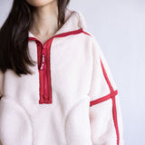 FP Movement Mountain ½ Zip Fleece for Women in Ballet Pink