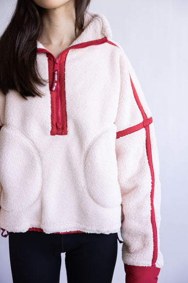 FP Movement Mountain ½ Zip Fleece for Women in Ballet Pink
