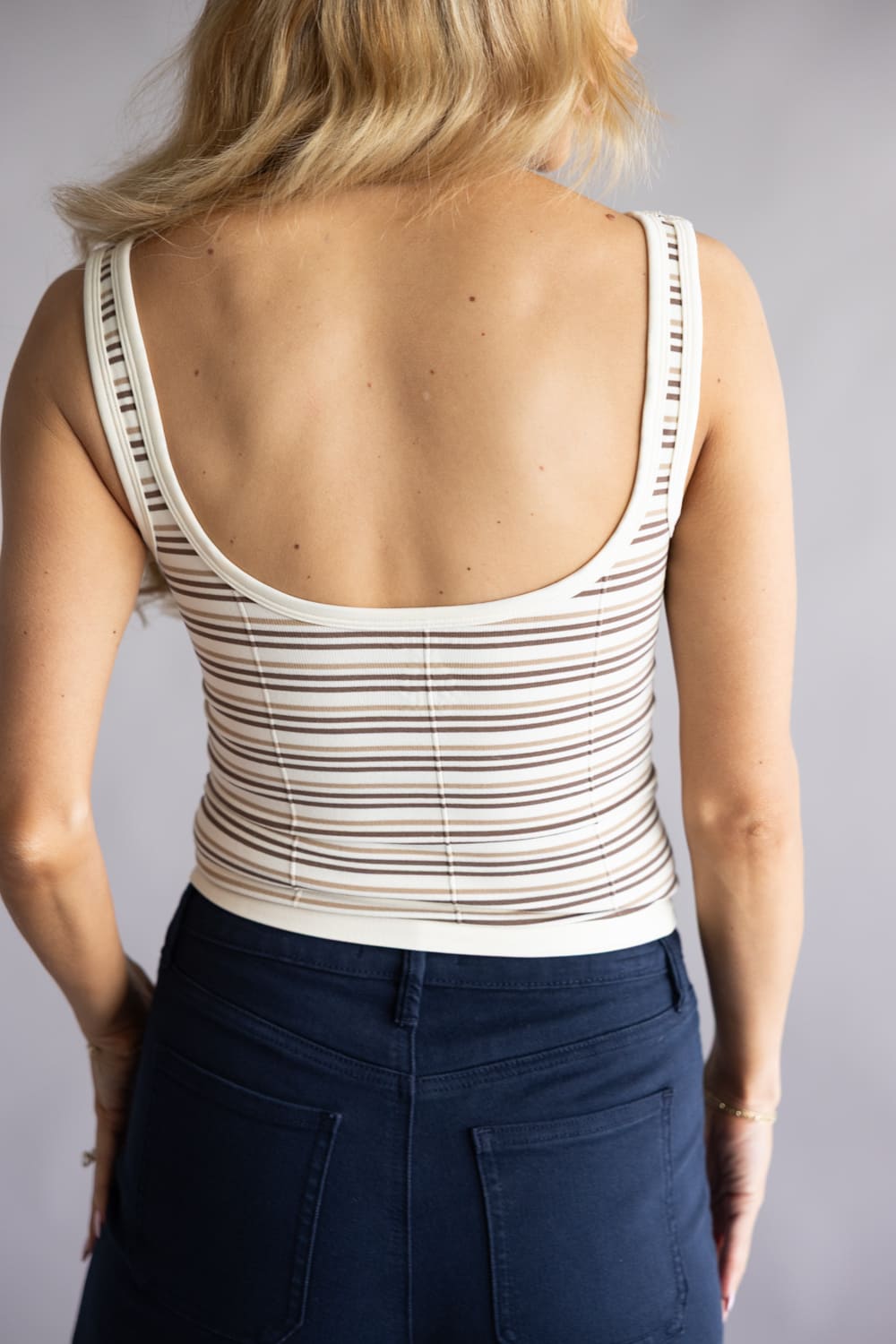 Free People Intimately Striped Simply Soft Cami for Women in Canyon Sunset