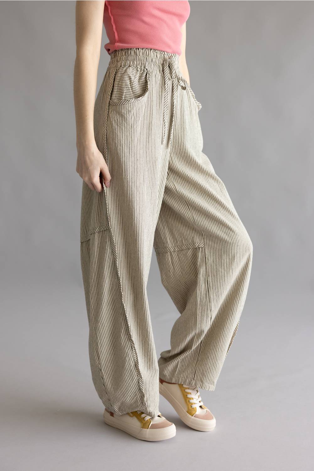 Free People Something Good Pull-On Barrel Pants