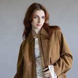 Free People We The Free Blair Vegan Suede Jacket for Women in Caramel Cafe