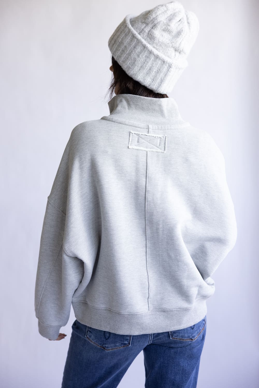 Free People We The Free Timeless Pullover for Women in Heather Grey