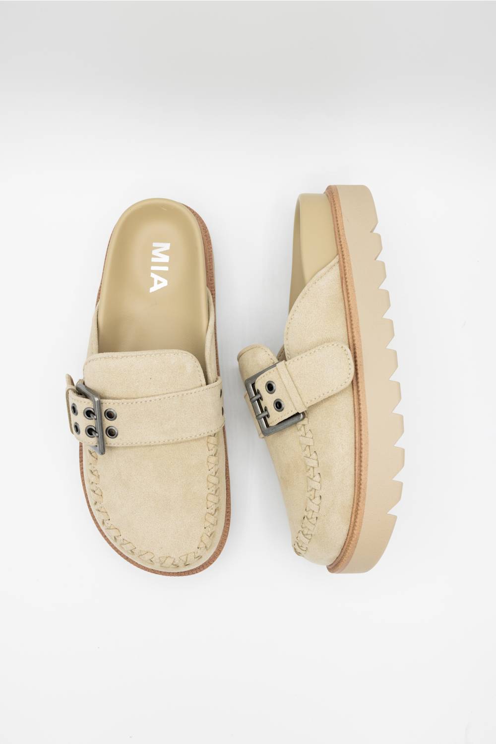 MIA Zaina Lug Clogs for Women in Sand | GS1673408R-SAND – Glik's