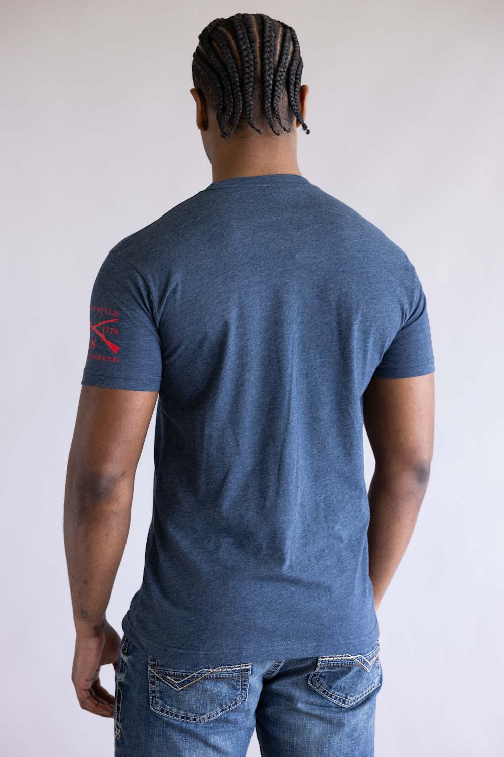 Grunt Style Declaration T-Shirt for Men in Midnight Navy