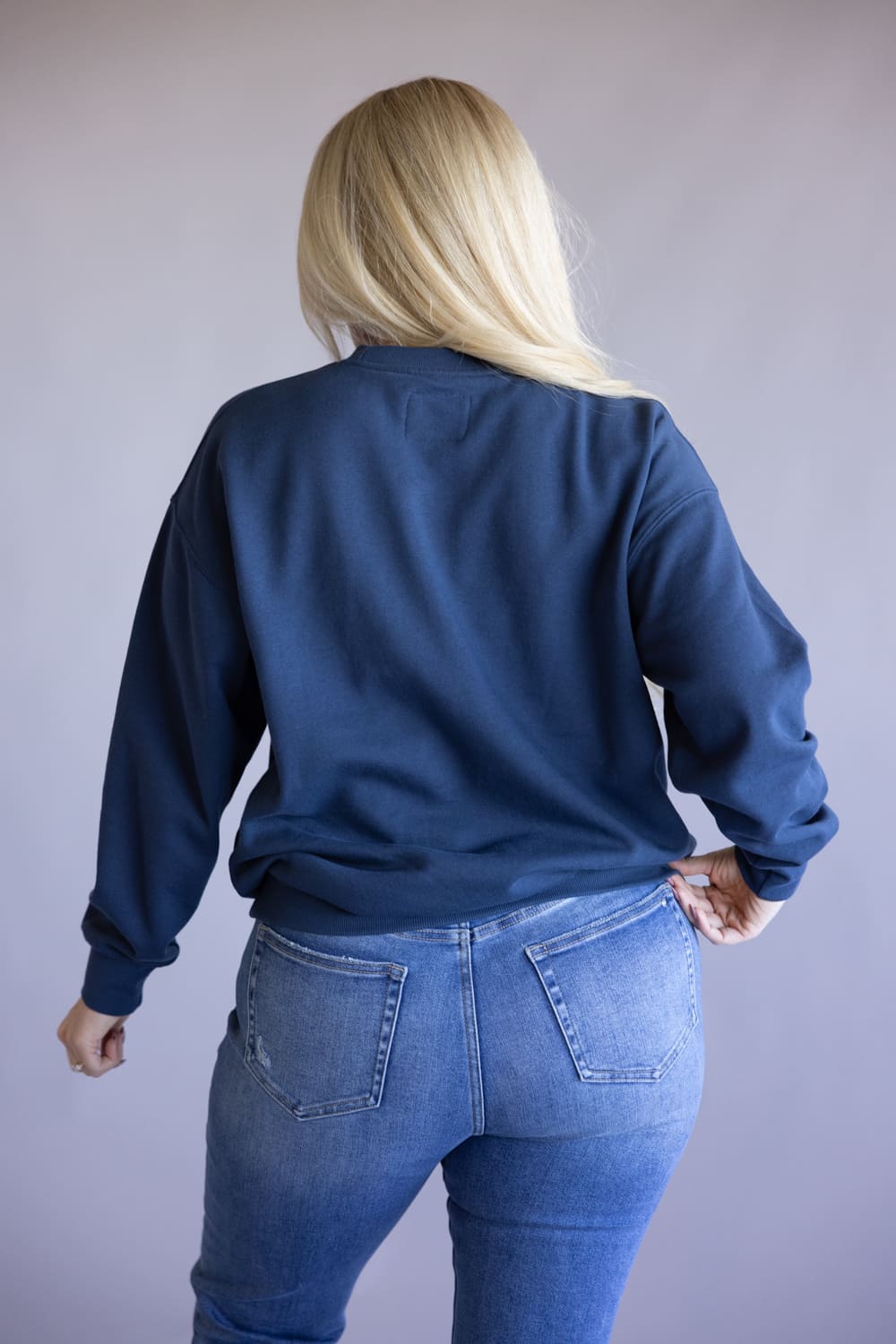 1897 Active Sunkissed Sweatshirt for Women in Indigo Blue