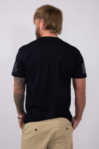 Grunt Style Whiskey Helps T-Shirt for Men in Black
