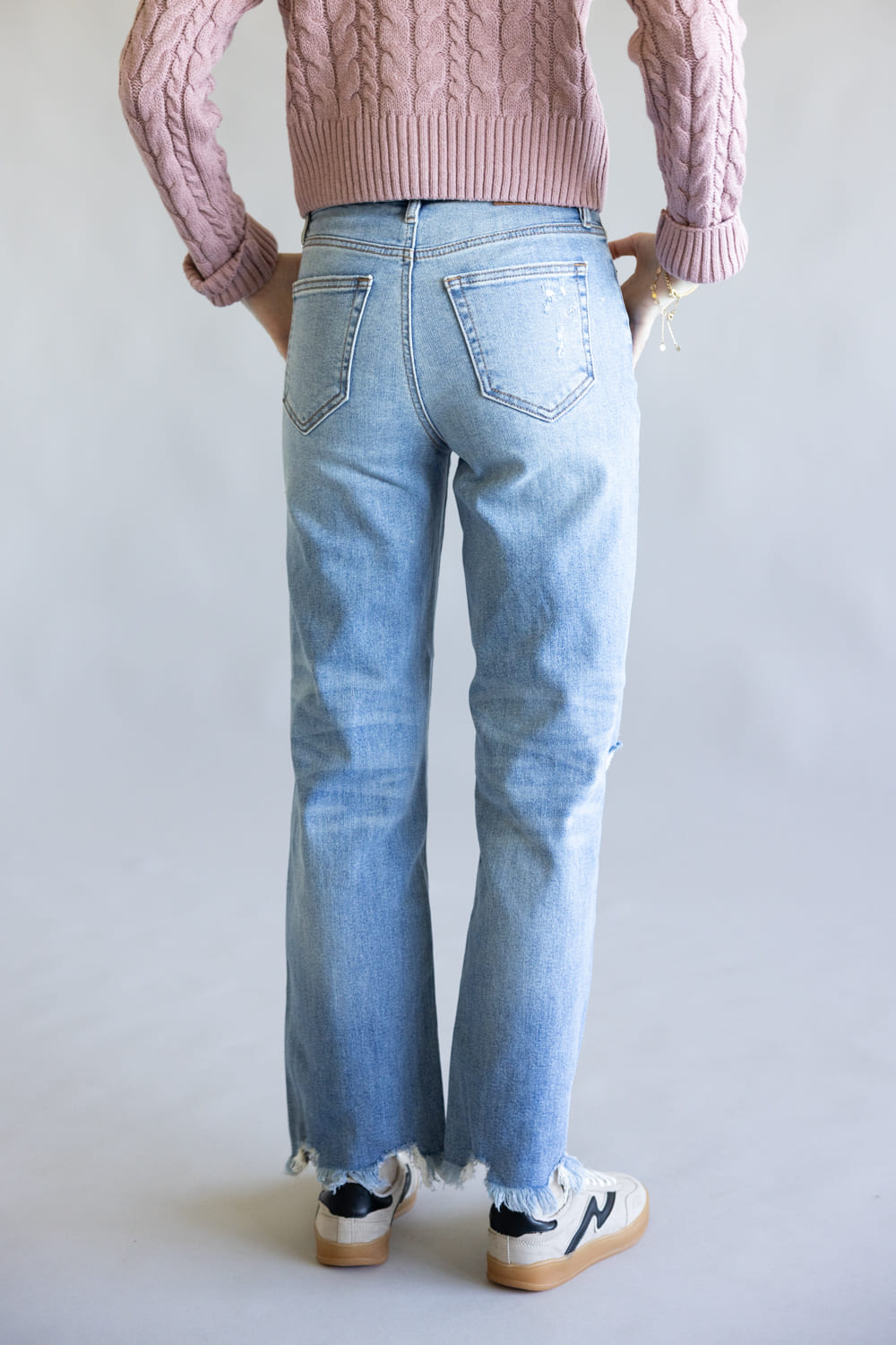 Hidden High-Rise Ella Wide Straight Leg Jeans for Women