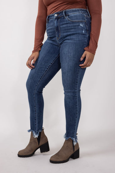 Judy Blue High Rise Distressed Skinny Jeans for Women