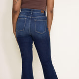 Judy Blue High Rise Trouser Flare Jeans for Women