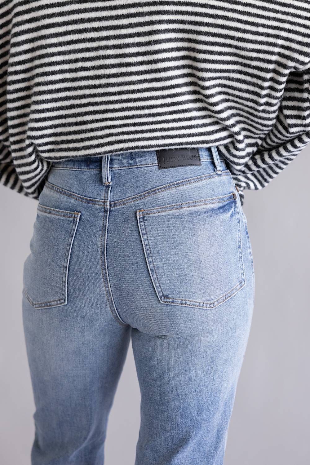 Judy Blue High Rise Tummy Control Slim Straight Jeans for Women