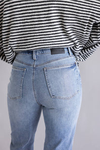 Judy Blue High Rise Tummy Control Slim Straight Jeans for Women