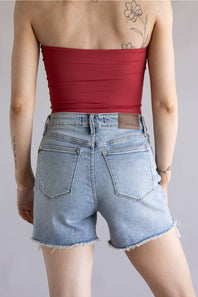 Judy Blue Ridge Front Denim Shorts for Women
