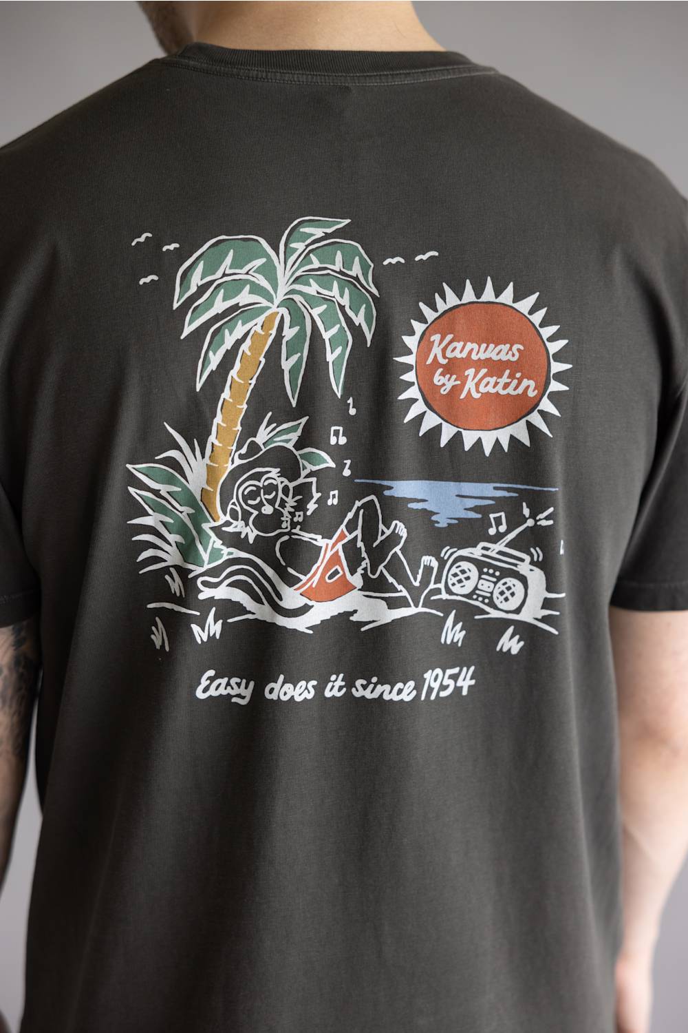 Katin Ramblin T-Shirt for Men in Lead 
