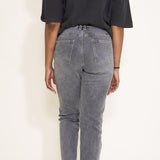 KanCan High Rise Mom Jeans for Women in Grey