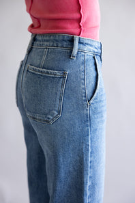 KanCan High Rise Wide Trouser Jeans for Women