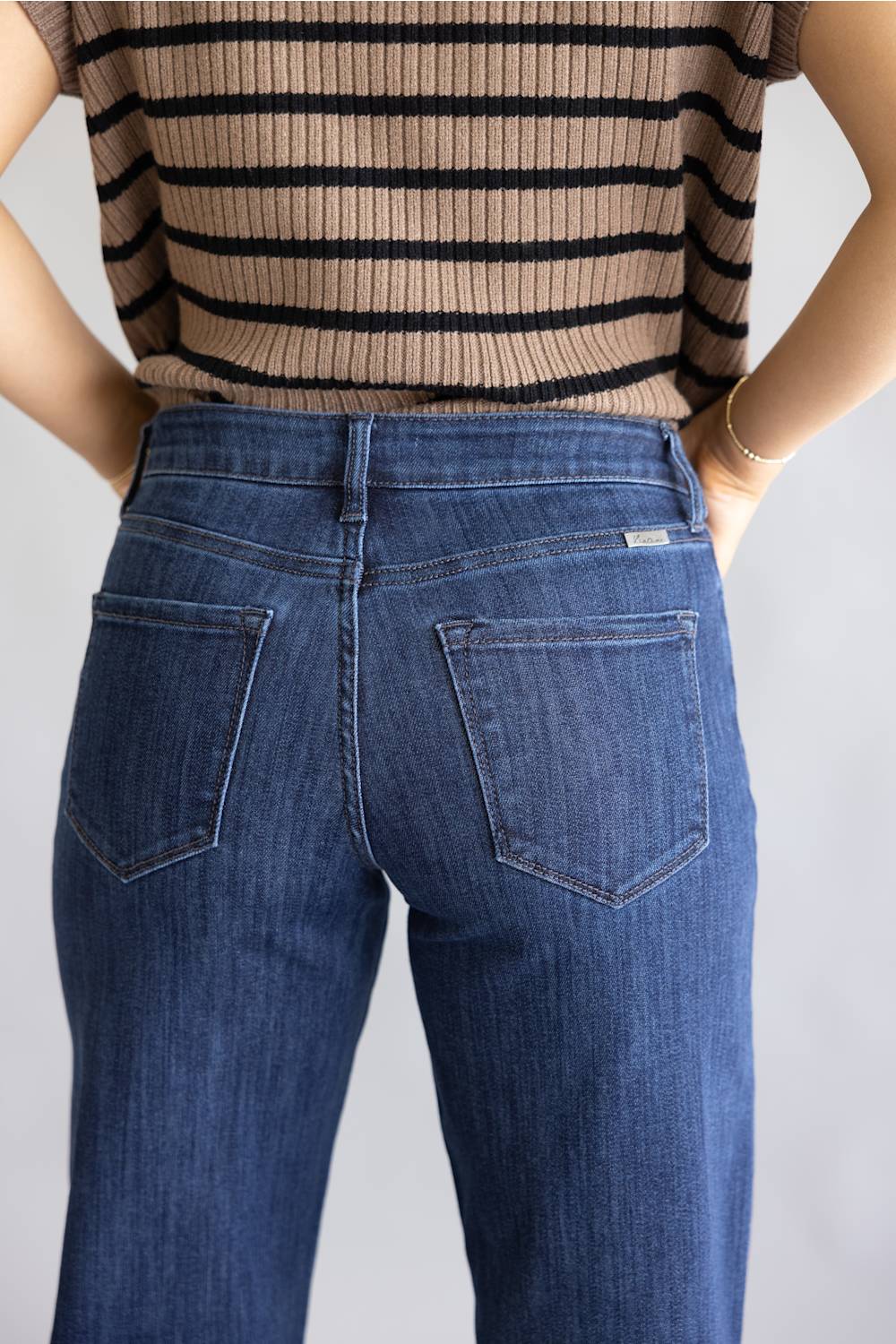 KanCan Norie High Rise Wide Leg Jeans for Women