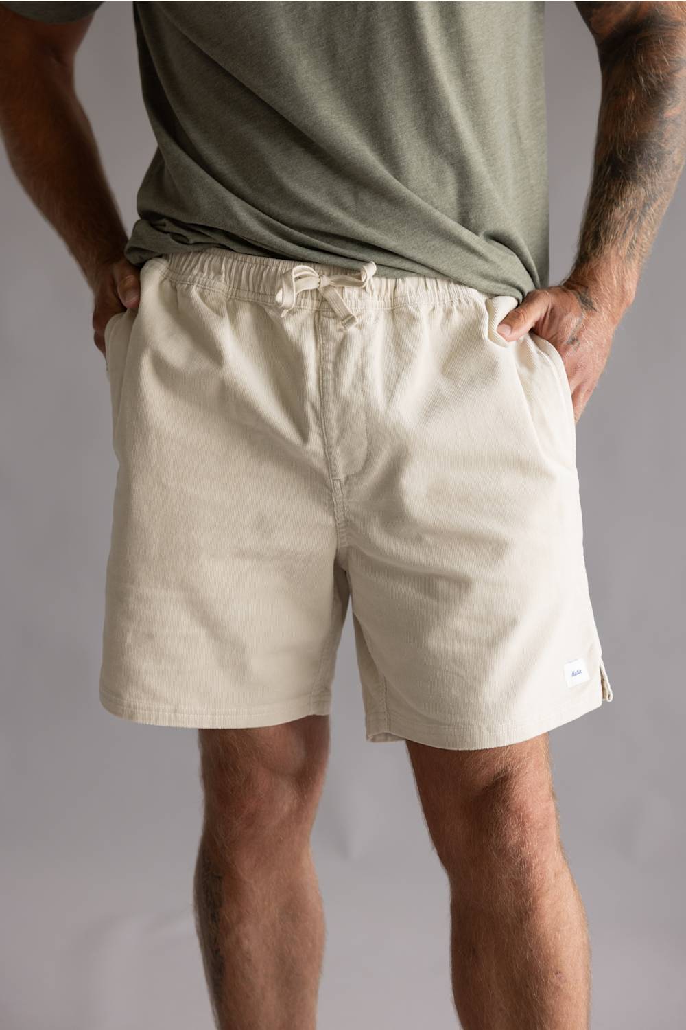 Katin Cord Local Shorts for Men in Birch Silver