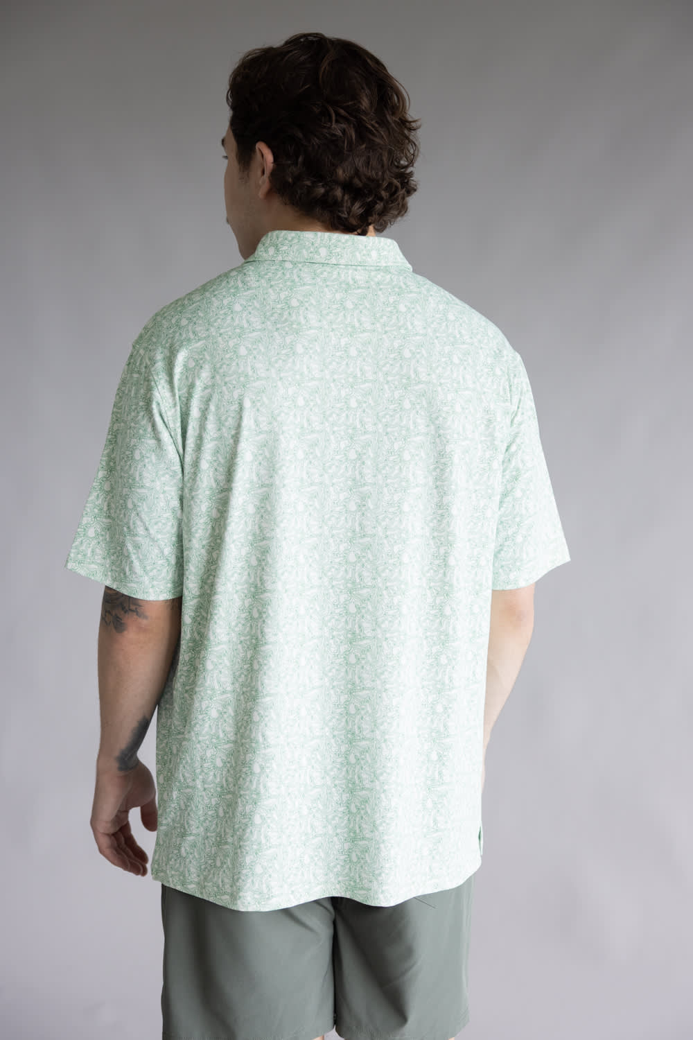 Local Boy Dirty Myrtle Gimme Putt Polo for Men in White