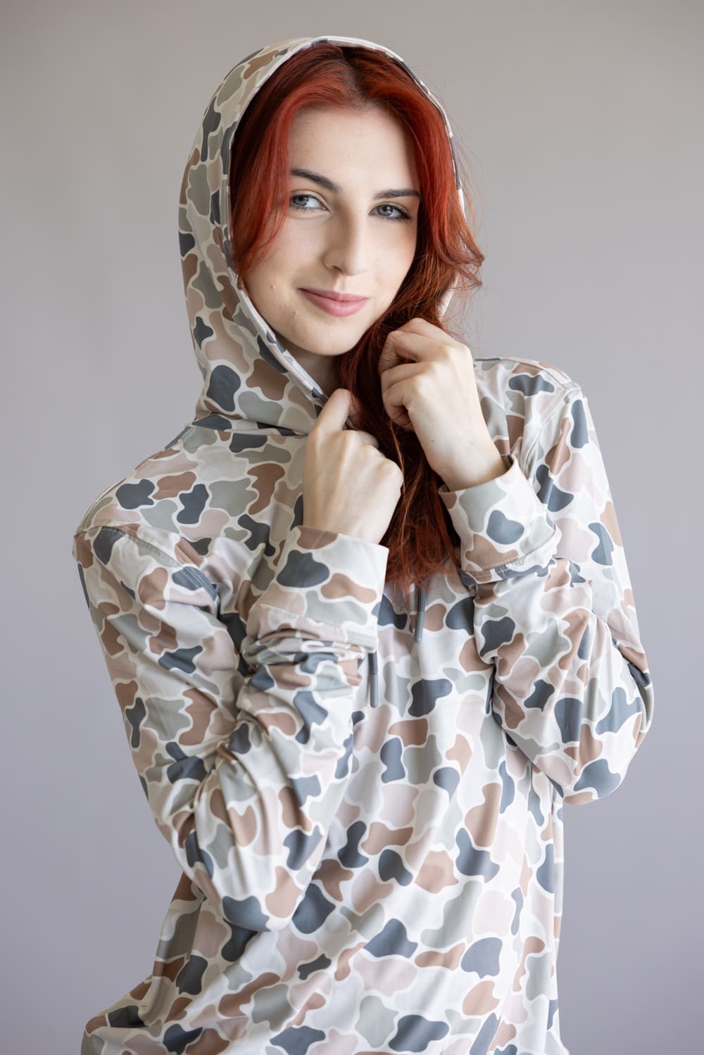 Local Girl Hemlock Hoodie for Women in Flora Camo