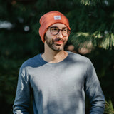 Herschel Elmer Cuff Beanie in Orange