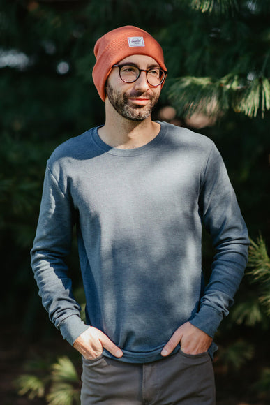 Herschel Elmer Cuff Beanie in Orange