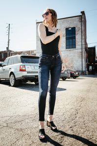 KanCan Whiskered Skinny Jeans for Women