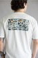Local Boy Bluff Plate T-Shirt for Men in White