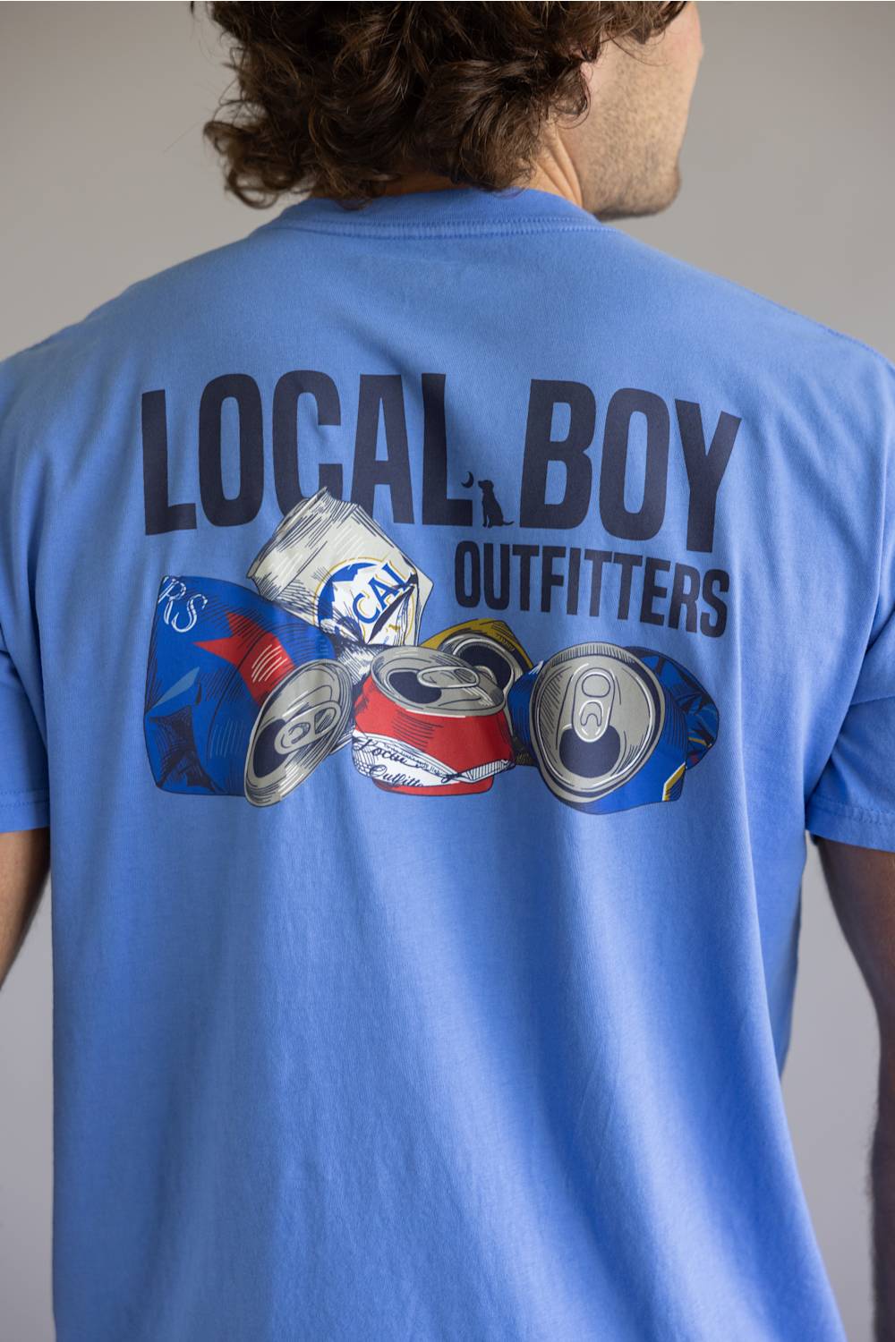 Local Boy Outfitters After Party Tee for Men in Blue