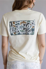 Local Girl Bluff Plate T-Shirt for Women in Ivory