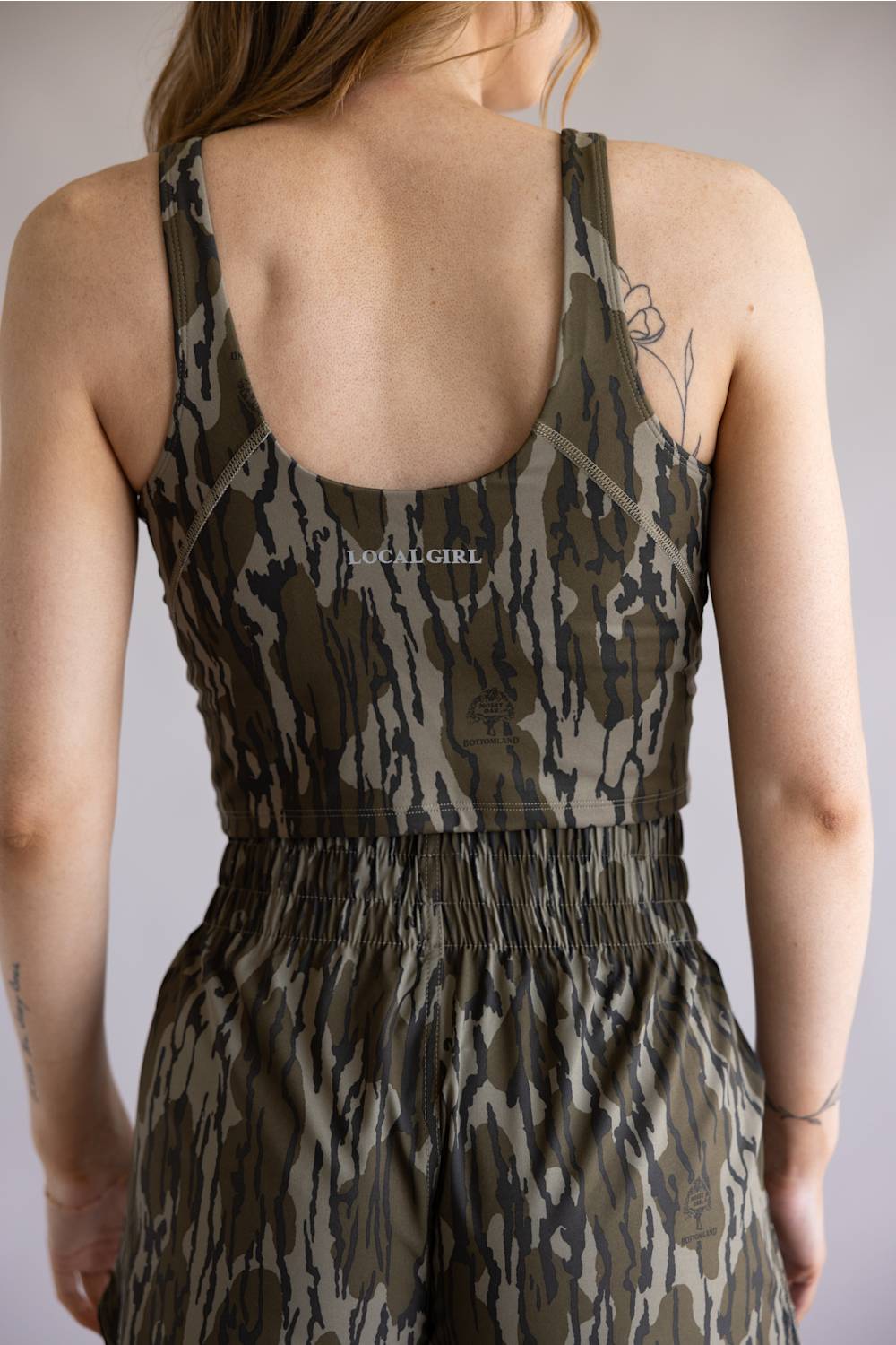 Local Girl Tank Top for Women in Bottomland Camo