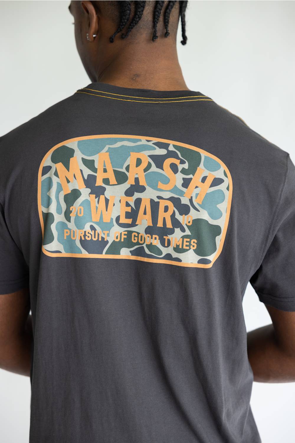 Marsh Wear Alton Camo T-Shirt for Men in Black