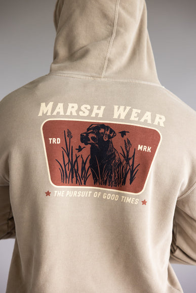 Marsh Wear Lookout Hoodie for Men in Light Brown