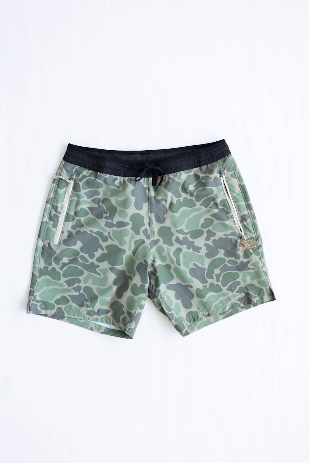 Marsh Wear TideLock 7.5” Boardshorts for Men in Green Mallard Camo