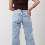 Mica High Wash Clean Wide Leg Jeans for Women
