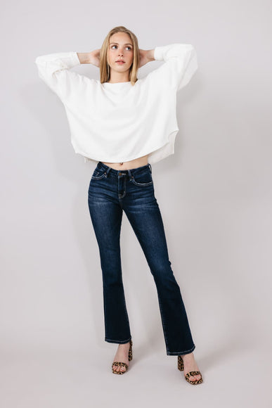 Mica Mid Rise Bootcut Jeans for Women 