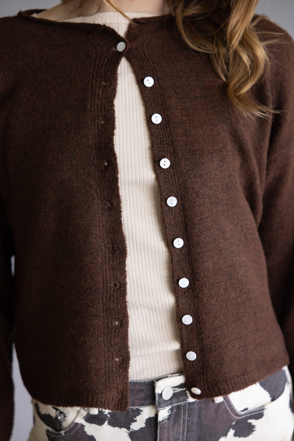 【モカ】 moz（モズ） モカシン レディース MZ-16225 BL GY OAK 裏起毛 室内履き