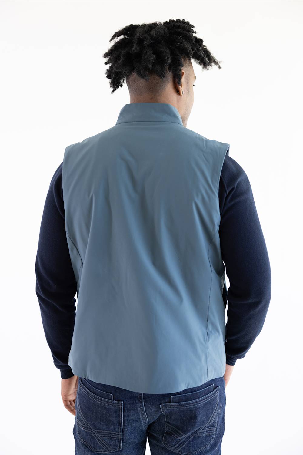 Patagonia Men's Nano Air Light Vest in Summit Blue | 83901-SMTB