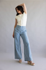 Free People We The Free Breezy Denim Pull-On Jeans for Women