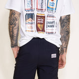 Party Pants Solid Sport Shorts for Men in Black