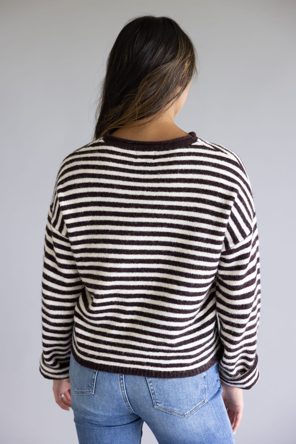Things Between Piper Henley Shirt for Women in Dark Wine
