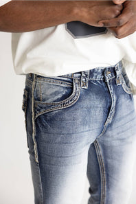 Pure Luck Rain Flare Jeans for Men | PL25010963